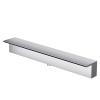 SFSLBFB Pond Waterfall Overflow Set, 304 Stainless Steel, Wall-Mounted, Silver, 40 cm view 1