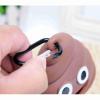 HEEPDD Cute Poop Bag Dispenser, Coffee-Colored Soft Rubber Holder view 4