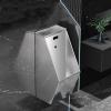 Commercial Stainless Steel Sensor-Flush Urinal for Men, Silver view 1