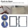 EXCLURA Concealed Access Panel with Tile/Stone Finish, Steel Frame, 24 x 39 in/60 x 100 cm view 3