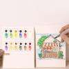 Watercolor Coloring Book Creative Art Activity view 4
