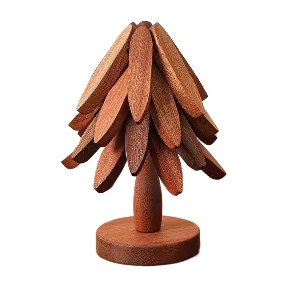 Heat-Resistant Tree-Shaped Trivet Set