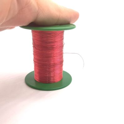 Geeyu 0.65 mm / 1 mm / 0.43 mm Enamel-Coated Copper Winding Wire, 30 / 44 / 40 AWG, QA-1/155 Red Copper Wire for Process Lines (OD 0.85 mm)