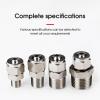 Pangocho Pneumatic Tube Fitting, Female/Male, 1/8, 1/4, 3/8, 1/2 in, 4, 6, 8, 10, 12 mm, Quick Screw Connector, 304 Stainless Steel (10-01, 10 mm-1/8 in, 304 PC) view 4