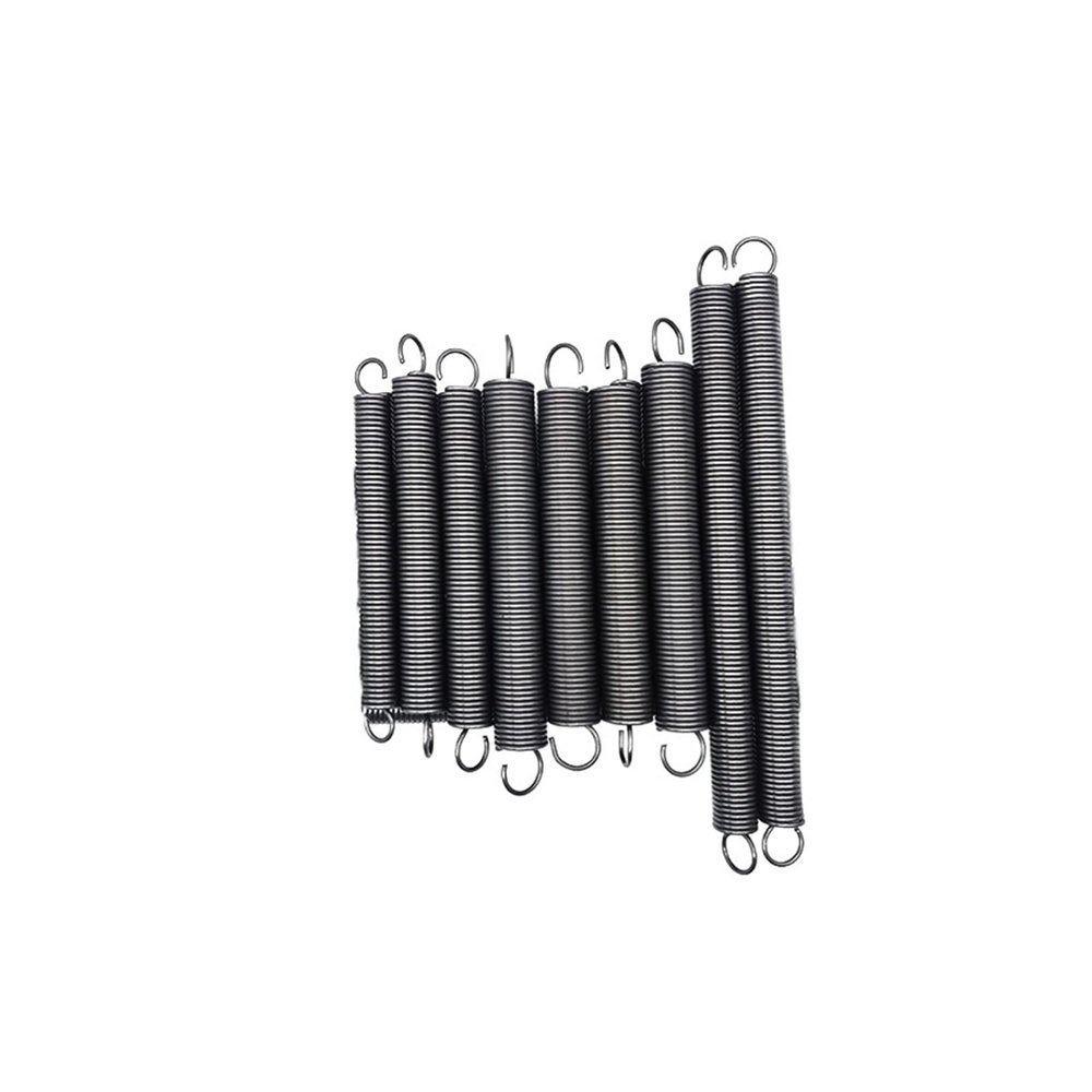 HWWW Open Extension Spring, 1.2 mm Wire Diameter, 9/10/12 mm Outer Diameter, 260 mm, 10 pcs