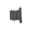 HWWW Open Extension Spring, 1.2 mm Wire Diameter, 9/10/12 mm Outer Diameter, 260 mm, 10 pcs view 1
