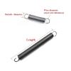 HWWW Open Extension Spring, 1.2 mm Wire Diameter, 9/10/12 mm Outer Diameter, 260 mm, 10 pcs view 2
