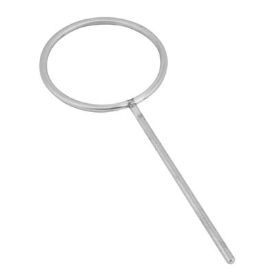 KIMISS Stainless Steel Laboratory Retort Holder, 120 mm Closed Holder for Beakers, Flasks and Equipment