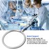 KIMISS Stainless Steel Laboratory Retort Holder, 120 mm Closed Holder for Beakers, Flasks and Equipment view 4