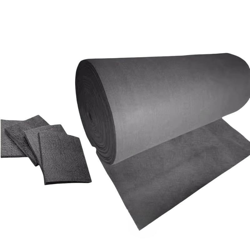 High-Purity Graphite Carbon Felt for Batteries, 1 Piece, for Flow Electrodes (8 mm x 100 x 100 mm)