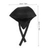 GLEAVI Black Pirate Chef Hats for Men and Women, 3-Pack, Fabric view 2