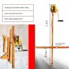 asdchZen Portable Small Crane for Air Conditioner Installation, 3 HP/5 HP, with 3 HP Brackets and 25 m Winch view 2