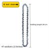 8-Inch Mini Steel Chainsaw Chain Set, 1/4-Inch Pitch, Semi-Chisel, 47 Drive Links, .043-Inch Gauge (1 Set) view 2