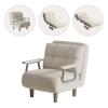 Fabulcozy 3-in-1 Sleeper Chair with Bed Function and 5-Position Adjustable Backrest view 2