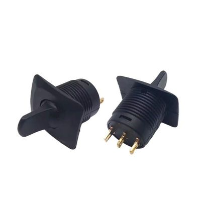 1-Piece 3-Pin 3-Speed Dual-Reset Self-Returning Toggle Switch