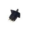 1-Piece 3-Pin 3-Speed Dual-Reset Self-Returning Toggle Switch view 2