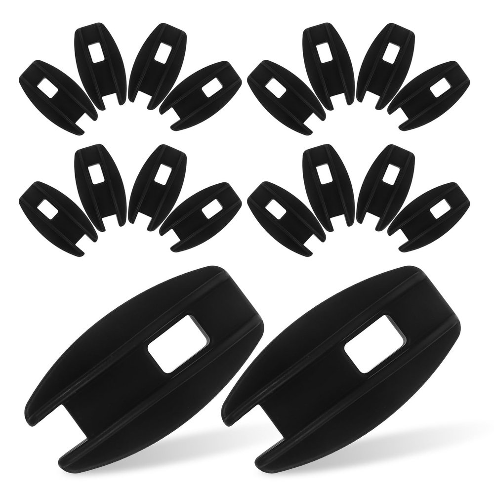 20 Black Plastic Electric Fence Corner Insulators