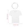 DEARMAMY White MDF Sublimation Keychain Blanks, 40 Pieces view 2