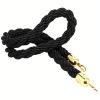 Premium Black Twisted Velvet Crowd-Control Rope, 4-Pack, 100 cm view 4