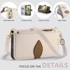 FERLAN Crossbody Wallet Case for Samsung Galaxy A16/A26, White view 3