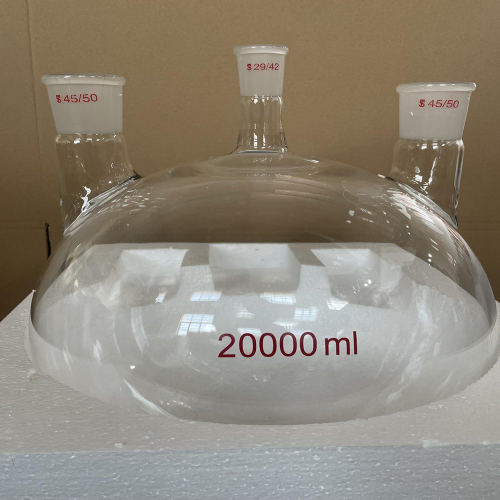 20,000 mL Three-Neck Round-Bottom Flask with 29/42 Center and 45/50 Side Neck Connections