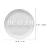 CVUTOVO Crystal Poker Button with Clear Engraving, 1 Pc view 2