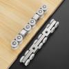 Stainless Steel Sliding Door Track System with 12 Wheels view 2