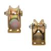 V-Groove Pulley Block with Bracket, 200 kg Capacity, 4-Pack, 60 mm U view 1