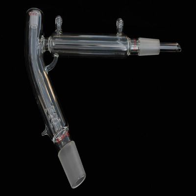 1 Pc 5L Double-Walled Glass Short-Path Distillation Head with 60° Horizontal Vigreux Bend - 24/40 & 34/45 Joints