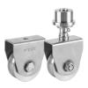 304 Stainless Steel Pulley, 58 mm Spring Wheel for Sliding Door Hardware view 2