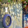 Jiawu Metal Garden Hose Holder, Stainless Steel Wall Mount view 2