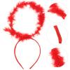 IMUSINICE Angel Headband Cosplay Headpiece, Red Halo view 4