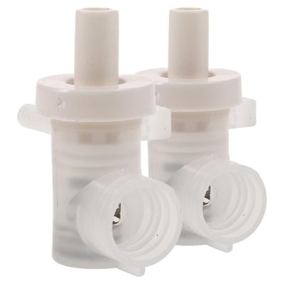 KOMBIUDA 2-Piece Plastic Replacement Pump Heads for Shampoo and Shower Gel Dispensers