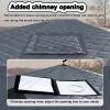 Oiyekntd Instant Pop-Up Windproof Insulated 420D Hexagonal Tent for 5–6 People, Portable Ice Shelter with Stove Jack Floor, for Ice Fishing and Winter Camping, Green view 3