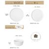 MALACASA LEXI 36-Piece Porcelain Dinnerware Set for 12 view 2