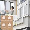 LIMENQIN Sliding Window with Insect Screen, Aluminum Alloy, Gray, 100 x 100 cm view 3