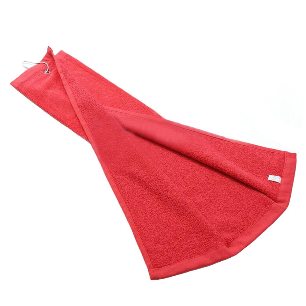 Qcbuegof Soft Cotton Golf Club Head Cleaning Towel with Carabiner