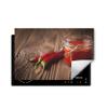 Stovetop Cover 80 x 52 cm – Induction Protective Mat & Glass-Ceramic Cooktop Cover – Chili Sauce Design view 1