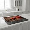 Stovetop Cover 80 x 52 cm – Induction Protective Mat & Glass-Ceramic Cooktop Cover – Chili Sauce Design view 4