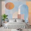 Mid-Century Geometric Boho Non-Woven Photo Wallpaper, 368 x 254 cm view 4
