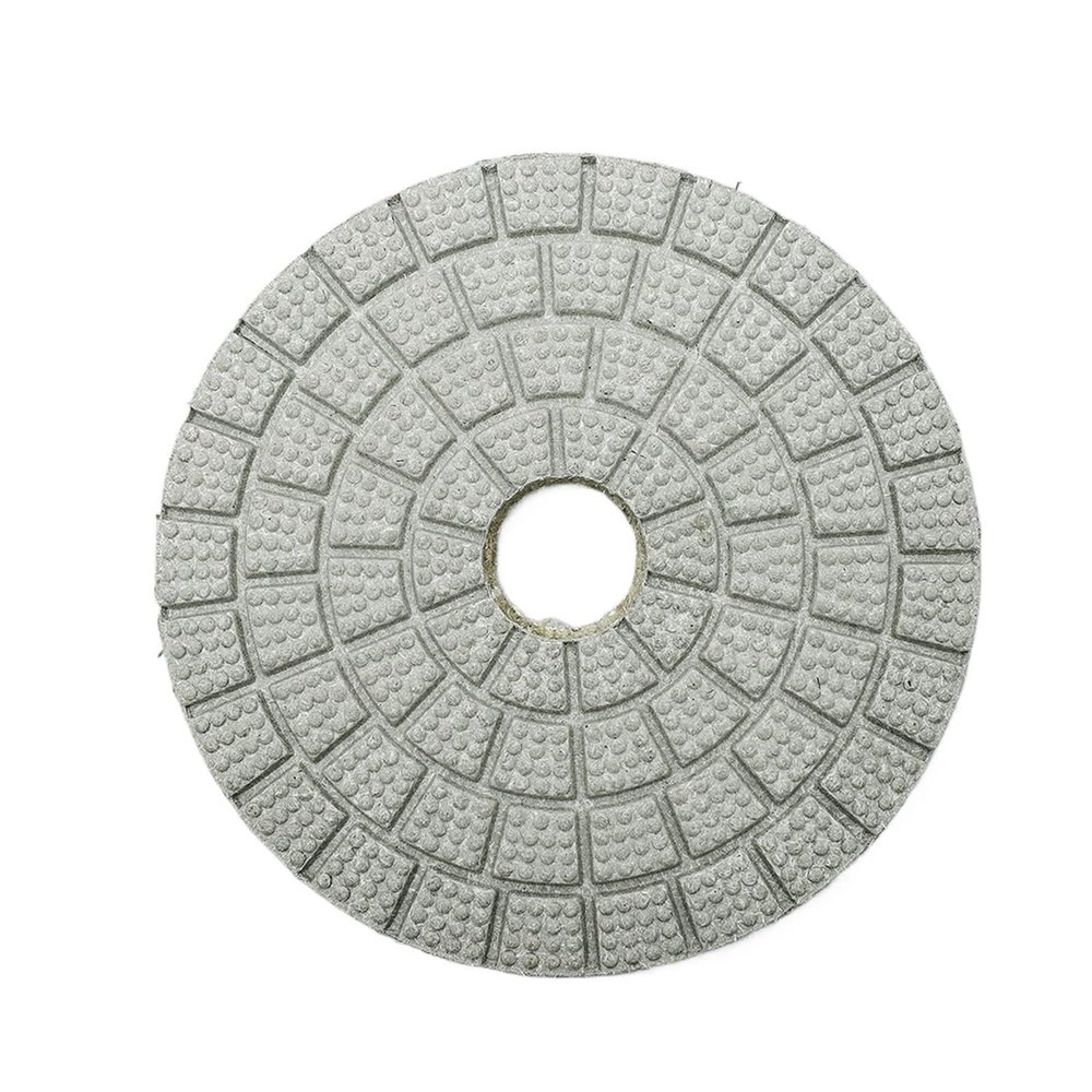 4-Inch Dry Diamond Polishing Pad, White Buff