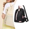 TISHITA Women's Oxford Fabric Laptop Backpack, Water-Resistant, Black view 4