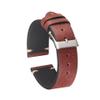 Cong Yi Handmade Vintage Distressed-Look Leather Watch Band, Vegetable-Tanned Leather, Replacement Band, 18 mm, 19 mm, 20 mm, 21 mm, 22 mm view 1