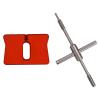 FACAIIO Metal Fishing Reel Spool Bearing Pin Removal Tool with Thick and Thin Ejector Rods for Baitcasting Reel Maintenance, 1 Set view 4