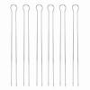 Grill Skewers, 6-Pack Double-Fork Flat Metal Kabob Skewers view 1