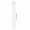 Grill Skewers, 6-Pack Double-Fork Flat Metal Kabob Skewers view 2