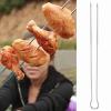 Grill Skewers, 6-Pack Double-Fork Flat Metal Kabob Skewers view 3