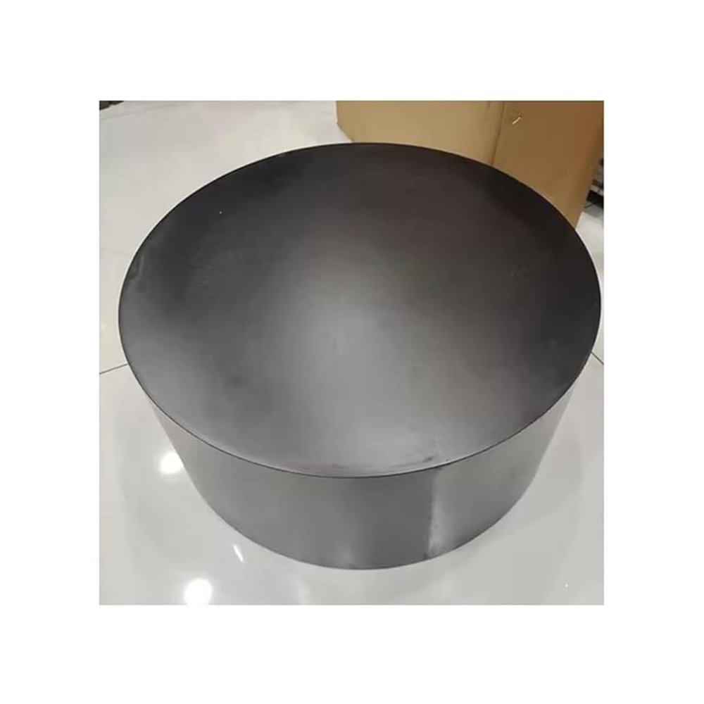 Round Display Pedestal Stand, White, 15.8 x 15.8 in
