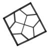 Jiawu ABS Walk Maker, 15.7-Inch Garden Path Paving Mold, Reusable Concrete Stepping Stone Mold, Customizable Patio Decor view 3