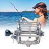 RiToEasysports Round Baitcasting Reel, Blue, Right-Handed, High-Precision Line Connector for Saltwater Fishing view 4